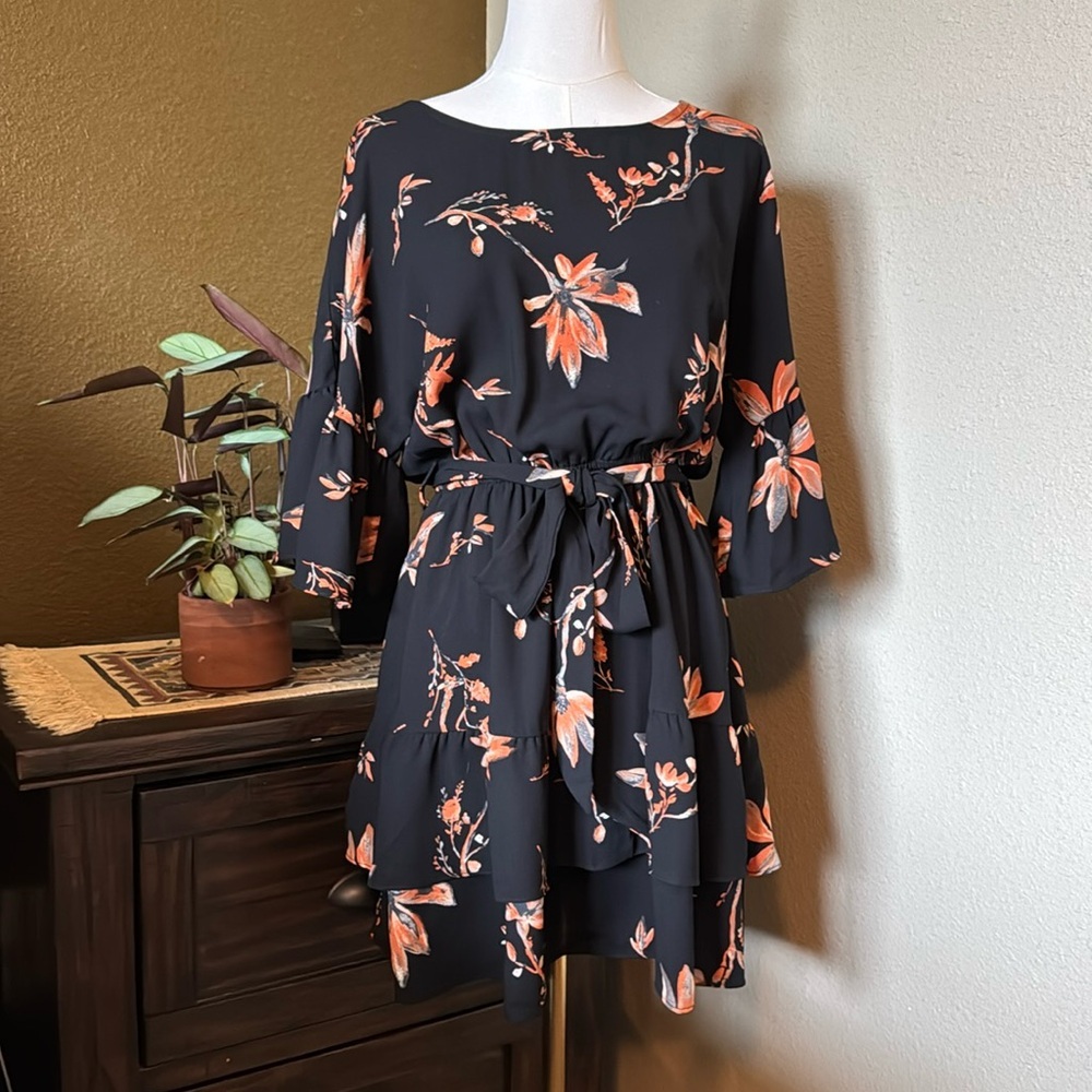 Flutter Sleeve Dress